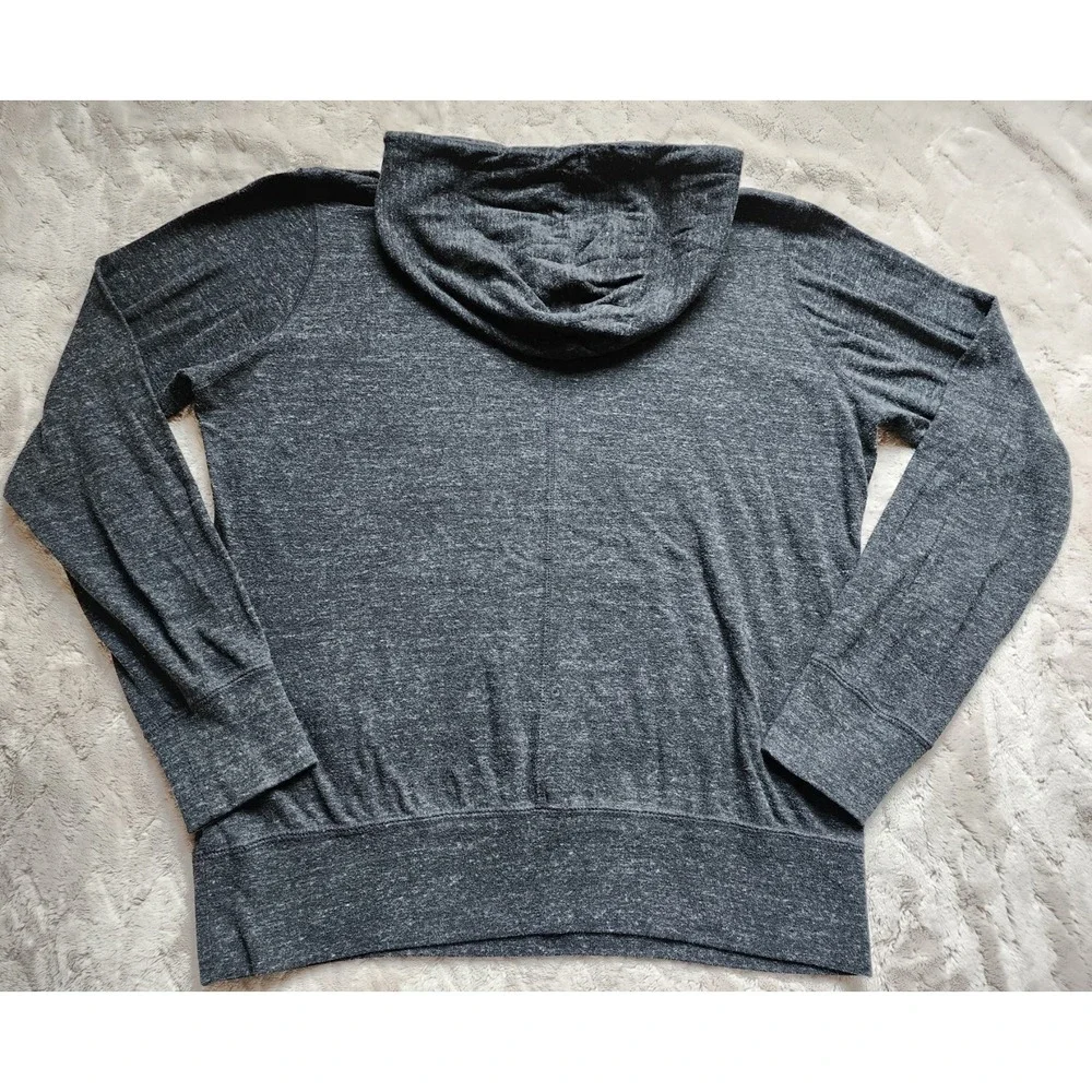Nike Lightweight Charcoal Grey Logo Hoodie Womens XL Pullover Just Do It